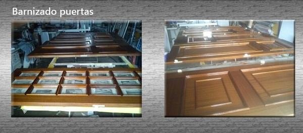 Barnizado de puertas